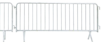 Absperrgitter 2500x1000 mm, mit 1 Fu&szlig; verzinkt leichte Ausf&uuml;hrung      mieten leihen