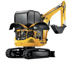 Minibagger 2,6 t mieten leihen