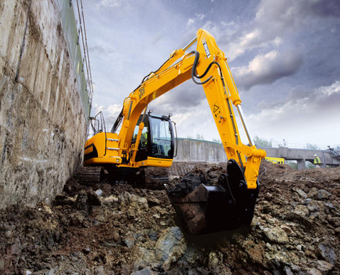 Kettenbagger mieten leihen