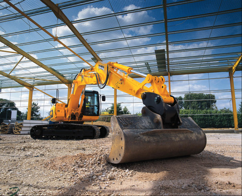 Kettenbagger mieten leihen