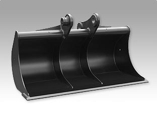 Grabenr&auml;umwanne f&uuml;r 14,0 - 16,0 to. Kettenbagger / Mobilbagger mieten leihen