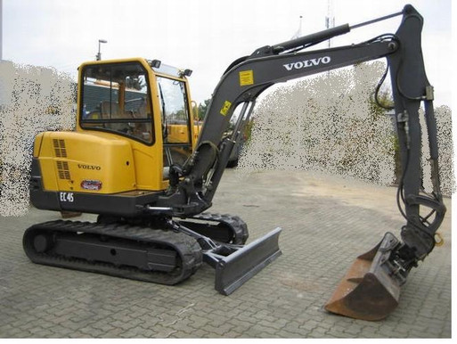 Kompaktbagger 4,5 to mit Kabine mieten leihen