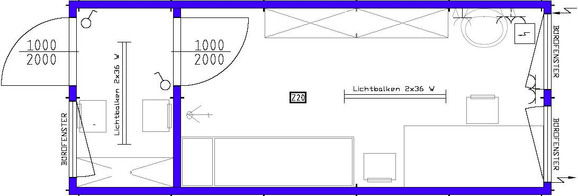Sanit&auml;tscontainer mieten leihen