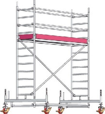 Fahrger&uuml;st , Rollger&uuml;st  mieten leihen