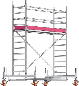 Fahrger&uuml;st , Rollger&uuml;st  mieten leihen