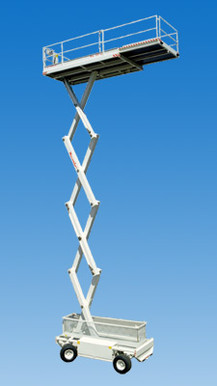 Elektro Scherenarbeitsb&uuml;hne 15,5 m mieten leihen