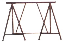 Ger&uuml;stbock Stahlrohr mieten leihen