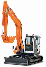 Kompaktbagger 8,0 to mit Kabine mieten leihen