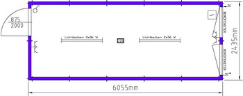 Schlafcontainer / Aufenthaltscontainer mieten leihen