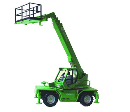 Arbeitsb&uuml;hne f&uuml;r Teleskopstapler mieten leihen