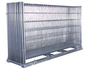 Bauzaun 3,5 x 2,0m,Mobilzaun,Absperrzaun mieten leihen