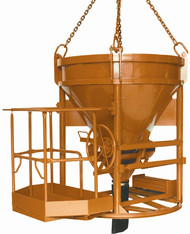 Betonsilo mit Personenaufnahmekorb  mieten leihen