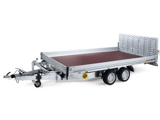 PKW - Anh&auml;nger mit Kippbr&uuml;cke mieten leihen