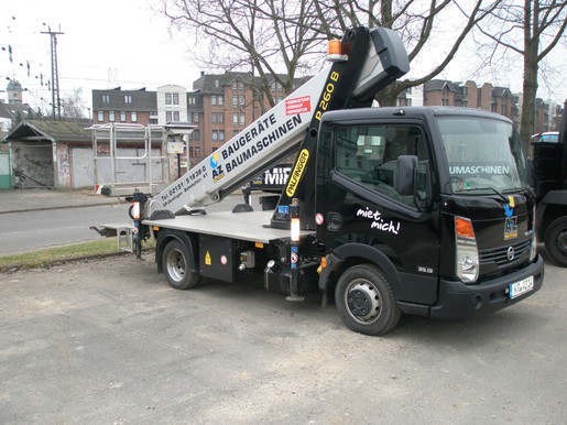 LKW- B&uuml;hne 3,49 t  mieten leihen