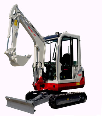 Kompaktbagger 2,0 to mit Powertilt  mieten leihen