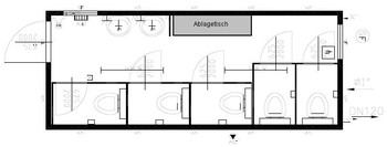 Damen-Toilettencontainer / WC-Container Damen mieten leihen