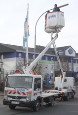 LKW-Arbeitsb&uuml;hne 11m von France El&eacute;vateur mieten leihen