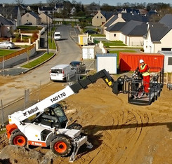 Teleskoplader mieten leihen