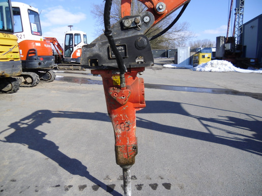 Hydraulikhammer,Abbruchhammer,KM105,Kubota mieten leihen