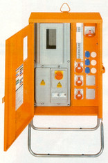Baustrom-Anschluss- und Verteiler-Schrank 44KVA/400V mieten leihen