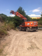 Mobilbagger 20 Tonnen mieten leihen