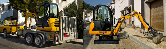 Bagger mieten leihen