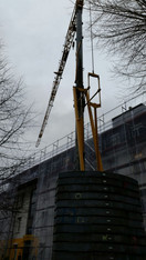 35 m Untendreher  BauKran  mieten leihen