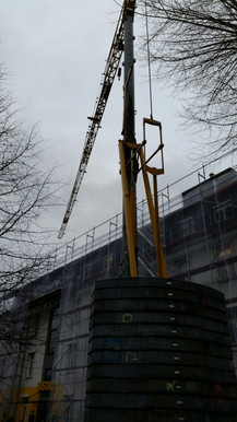 35 m Untendreher  BauKran  mieten leihen