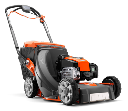 Benzin-Rasenm&auml;her mit Elektrostart mieten leihen
