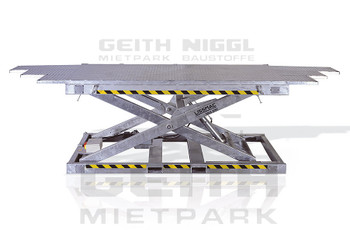Maurerarbeitsb&uuml;hne / Maurerb&uuml;hne / Arbeitsb&uuml;hne / Scherenb&uuml;hne mieten leihen