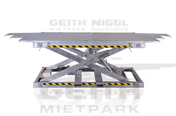 Maurerarbeitsb&uuml;hne / Maurerb&uuml;hne / Arbeitsb&uuml;hne / Scherenb&uuml;hne mieten leihen