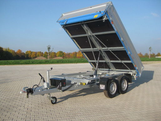 Dreiseitenkipper Anh&auml;nger  3,5 t Gesamtgewicht  mieten leihen