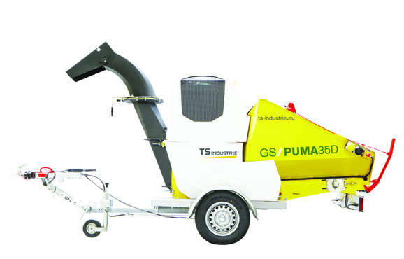 Trommelh&auml;cksler / Gartneh&auml;cksler /Allesh&auml;cksler auf Fahrgestell  mieten leihen