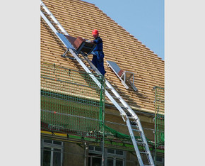 Leiter Bauaufzug F&ouml;rderh&ouml;he 12 mtr mieten leihen