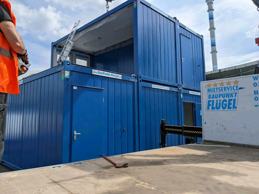 B&uuml;rocontainer 20" , 10&acute;, Duo-Anlagen  mieten leihen