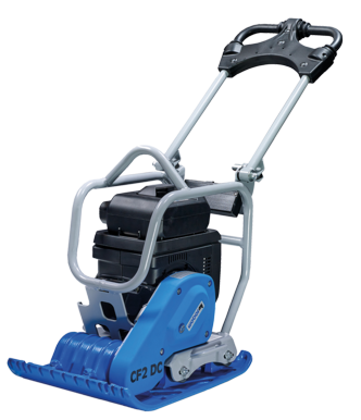 Akkubetriebene R&uuml;ttelplatte mit Vorlauf mieten leihen